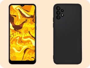 Hello Case Etui do Samsung Galaxy A13 4G (Czarne, Matowe, Obudowa Slim) SZKŁO 4
