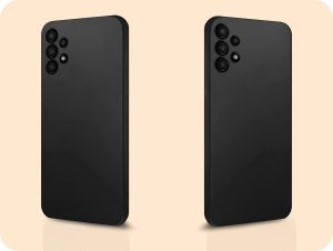Hello Case Etui do Samsung Galaxy A13 4G (Czarne, Matowe, Obudowa Slim) SZKŁO 6