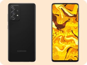 Hello Case Etui do Samsung Galaxy A52 / A52 5G / A52s / A52s 5G (Czarne,Matowe) SZKŁO 3