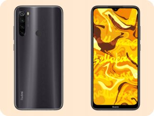 Hello Case Etui do Xiaomi Redmi Note 8t (Czarne, Matowe, Obudowa Slim) SZKŁO 9H 3