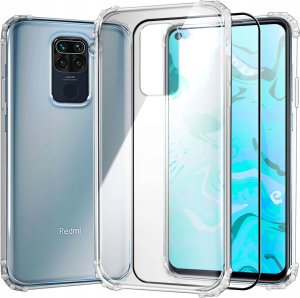 Hello Case ETUI PANCERNE DO XIAOMI REDMI NOTE 9 | CASE SILIKON GUMA SLIM SHOCK SZKŁO 1