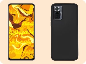 Hello Case Etui do Xiaomi Redmi Note 10 Pro / Redmi Note 10 Pro Max (Czarne) SZKŁO 4