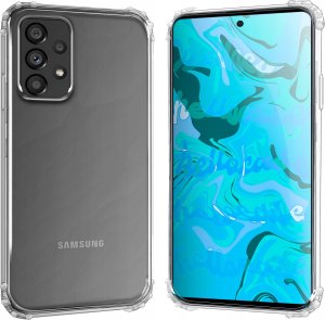 Hello Case Etui Do Samsung Galaxy A53 5G (Przezroczyste, Pancerne, Obudowa) Szkło 5D 2