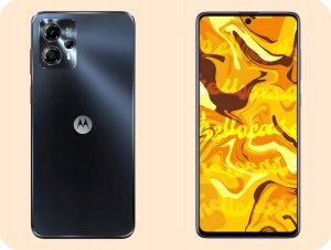 Hello Case Etui do Motorola Moto G13 / G23 (Czarne, Matowe, Obudowa Slim) SZKŁO 9H 3