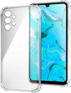 Hello Case Etui Do Samsung Galaxy A32 (Przezroczyste, Pancerne, Silikonowe) Szkło 5D 2