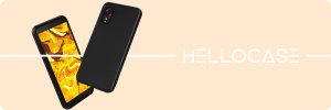 Hello Case Etui do Samsung Galaxy Xcover 5 (Czarne, Matowe, Obudowa Slim) SZKŁO 9H 7
