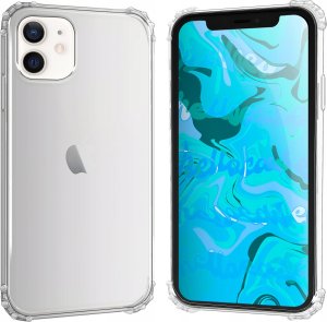 Hello Case Etui Do iPhone 12 / 12 Pro (Przezroczyste, Pancerne, Obudowa) Szkło Pełne 3