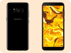 Hello Case Etui do Samsung Galaxy S8 (Czarne, Matowe, Obudowa Slim, Silikon) SZKŁO 3