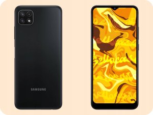 Hello Case Etui do Samsung Galaxy A22 5G (Czarne, Matowe, Obudowa, Silikon) SZKŁO 3