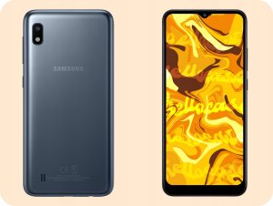 Hello Case Etui do Samsung Galaxy A10 (Czarne, Matowe, Obudowa Slim, Silikon) SZKŁO 3