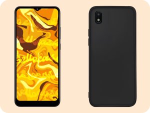 Hello Case Etui do Samsung Galaxy A10 (Czarne, Matowe, Obudowa Slim, Silikon) SZKŁO 4