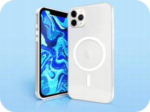 Hello Case Etui magsafe do iPhone 11 PRO MAX magnetyczne pancerne obudowa SZKŁO 5D 5