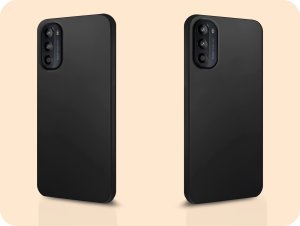 Hello Case Etui do Motorola Moto G52 / G82 (Czarne, Matowe, Obudowa , Silikon) SZKŁO 6