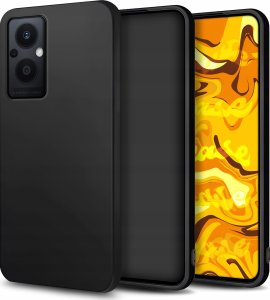 Hello Case Etui do Oppo Reno 7Z 5G/ Reno 7 Lite 5G / Reno 8 Lite 5G (Czarne, Matowe) 1