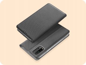 Hello Case ETUI Z KLAPKĄ DO MOTOROLA MOTO G54 5G CZARNE ZAMYKANE MAGNETYCZNE KABURA 2