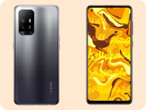Hello Case Etui do Oppo Reno 5Z (Czarne, Matowe, Obudowa Slim, Silikon) SZKŁO 9H 3