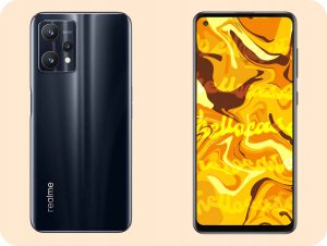 Hello Case Etui do Realme 9 Pro / 9 5G (Czarne, Matowe, Obudowa, Silikon) SZKŁO 9H 3