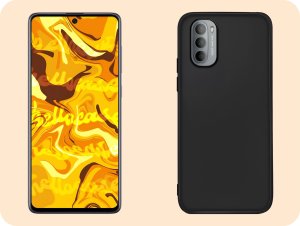 Hello Case Etui do Motorola Moto G31 / G41 (Czarne, Matowe, Obudowa Slim) SZKŁO 4