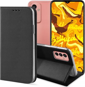 Hello Case ETUI Z KLAPKĄ DO SAMSUNG GALAXY M13 CZARNE ZAMYKANE MAGNETYCZNE KABURA FLIP 1