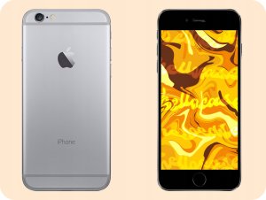 Hello Case Etui do Apple iPhone 6 / 6S (Czarne, Matowe, Obudowa Slim) SZKŁO 9H 3