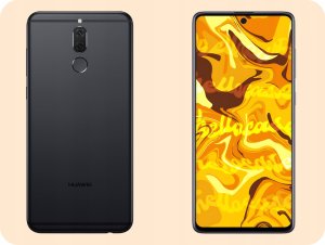 Hello Case Etui do Huawei Mate 10 Lite (Czarne, Matowe, Obudowa Slim, Silikon) SZKŁO 3