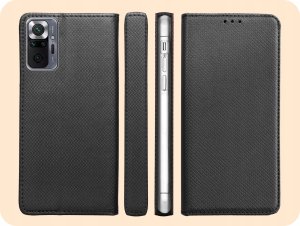 Hello Case ETUI Z KLAPKĄ DO REDMI NOTE 10 / 10 PRO MAX CZARNE ZAMYKANE MAGNETYCZNE 6