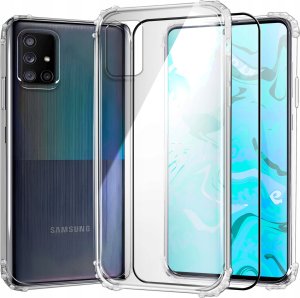 Hello Case ETUI PANCERNE DO SAMSUNG GALAXY A71 | CASE SILIKON GUMOWE SLIM SHOCK SZKŁO 1