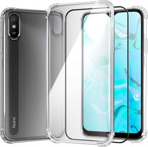 Hello Case ETUI PANCERNE DO XIAOMI REDMI 9A / 9i | CASE SILIKON GUMOWE SHOCK SZKŁO 1