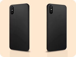 Hello Case Etui do Xiaomi Redmi 9A / 9i (Czarne, Matowe, Obudowa Slim, Silikon) SZKŁO 6