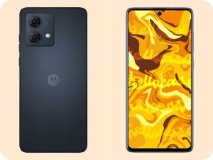 Hello Case Etui do Motorola Moto G84 (Czarne, Matowe, Obudowa Slim, Silikon) SZKŁO 3