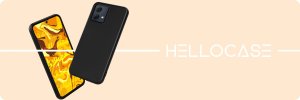 Hello Case Etui do Motorola Moto G84 (Czarne, Matowe, Obudowa Slim, Silikon) SZKŁO 7