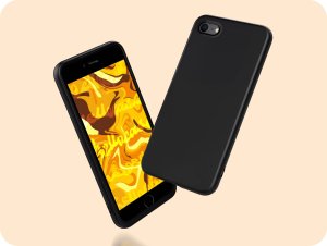 Hello Case ETUI DO IPHONE 5 / 5S / SE GUMOWE OBUDOWA CZARNE MATOWE SILIKON POKROWIEC 2