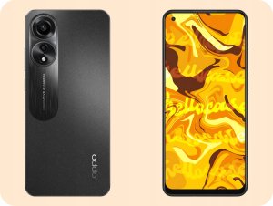 Hello Case Etui do Oppo A78 5G / A58 5G (Czarne, Matowe, Obudowa, Silikon) SZKŁO 9H 3