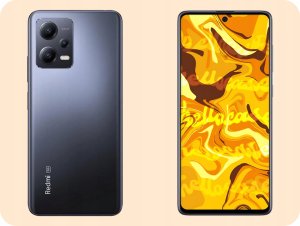 Hello Case Etui do Xiaomi Redmi Note 12 5G / Poco X5 (Czarne, Obudowa) SZKŁO 3