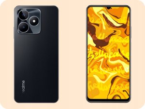 Hello Case ETUI Z KLAPKĄ DO REALME C53 4G CZARNE ZAMYKANE MAGNETYCZNE KABURA FUTERAŁ 7