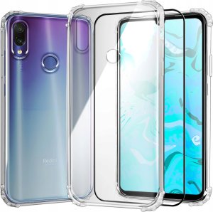 Hello Case ETUI PANCERNE DO XIAOMI REDMI NOTE 7 PRO | CASE SILIKON GUMOWE SLIM SZKŁO 1