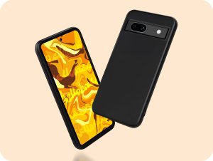 Hello Case Etui do Google Pixel 7a (Czarne, Matowe, Obudowa Slim, Silikon) 2