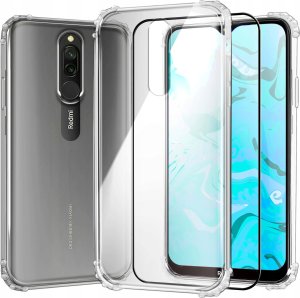 Hello Case ETUI PANCERNE DO XIAOMI REDMI 8 | CASE SILIKON GUMA SLIM ANTI SHOCK SZKŁO 1