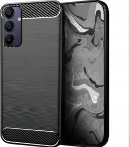 Hello Case ETUI DO SAMSUNG GALAXY A15 5G / A15 4G | PANCERNE KARBON CASE CZARNE SZKŁO 6