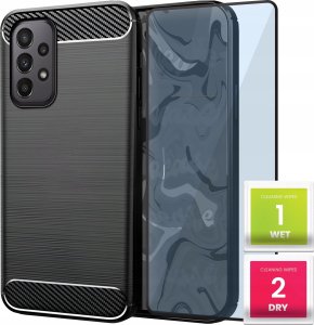 Hello Case ETUI DO SAMSUNG GALAXY A23 4G / 5G / M23 5G | PANCERNE KARBON CASE SZKŁO 1