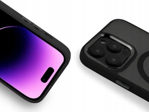 Hello Case Etui Magsafe Do Apple iPhone 13 Pro Max (Czarne Matowe, Wzmacniane) Szkło 6