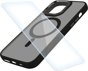 Hello Case Etui Magsafe Do Apple iPhone 13 (Czarne Matowe, Wzmacniane) Szkło 9H 9