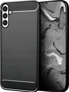 Hello Case ETUI DO SAMSUNG GALAXY A13 5G /A04S PANCERNE KARBON CZARNE SZKŁO HARTOWANE 2