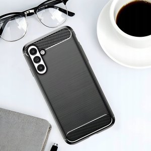 Hello Case ETUI DO SAMSUNG GALAXY A13 5G /A04S PANCERNE KARBON CZARNE SZKŁO HARTOWANE 5