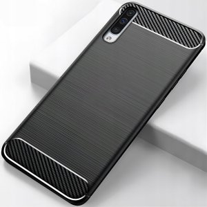 Hello Case Etui Do Samsung Galaxy A50 / A30S / A50S (Pancerne, Karbon, Czarne) SZKŁO 6