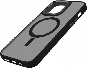 Hello Case Etui Magsafe Do Apple iPhone 15 (Czarne Matowe, Wzmacniane) Szkło 9H 2,5D 3