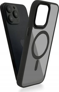 Hello Case Etui Magsafe Do Apple iPhone 15 (Czarne Matowe, Wzmacniane) Szkło 9H 2,5D 7