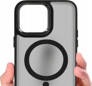 Hello Case Etui Magsafe Do Apple iPhone 15 (Czarne Matowe, Wzmacniane) Szkło 9H 2,5D 8