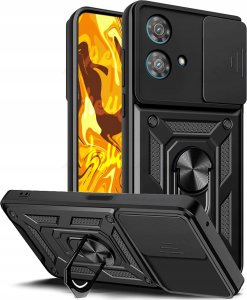 Hello Case ETUI PANCERNE DO MOTOROLA EDGE 40 NEO CZARNE OBUDOWA ARMOR HOLDER RING 1