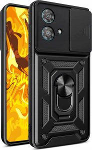 Hello Case ETUI PANCERNE DO MOTOROLA EDGE 40 NEO CZARNE OBUDOWA ARMOR HOLDER RING 4